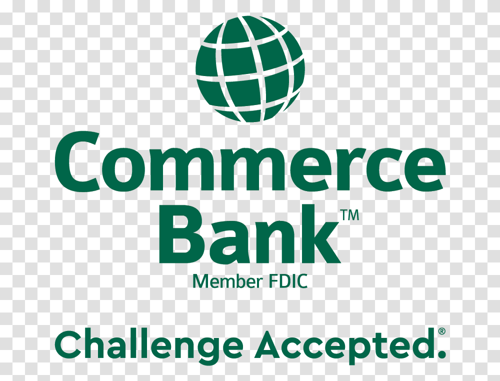 2018 Cb Ca Green 342 Stacked Commerce Bank, Word, Logo Transparent Png