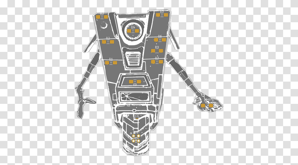 2018 Cl4ptr4p Sao Share Project Pcbway Vertical, Robot Transparent Png