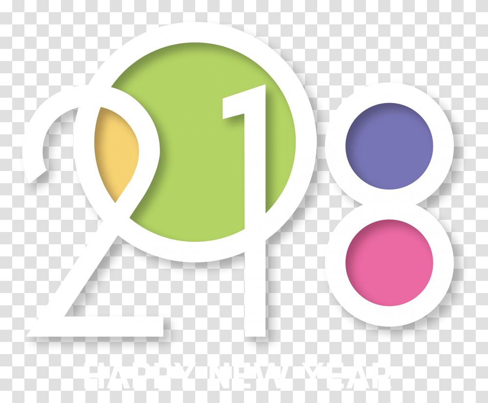2018 Colorful Image Purepng Free Cc0 Circle, Number, Symbol, Text, Word Transparent Png