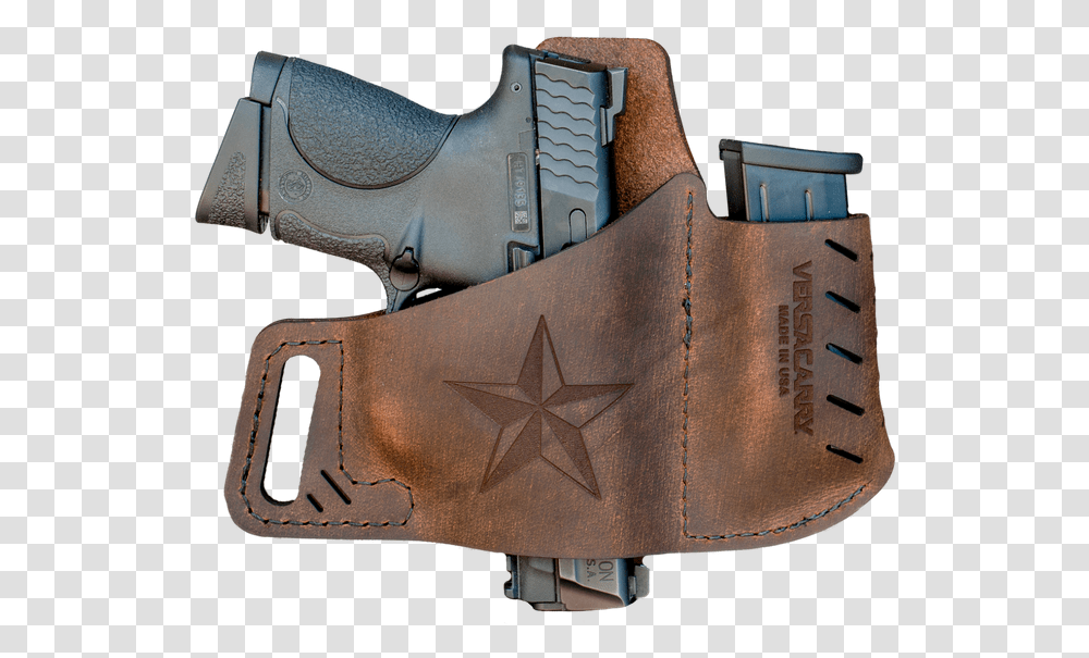2018 Commander Texas Star Handgun Holster, Clothing, Weapon, Footwear, Purse Transparent Png