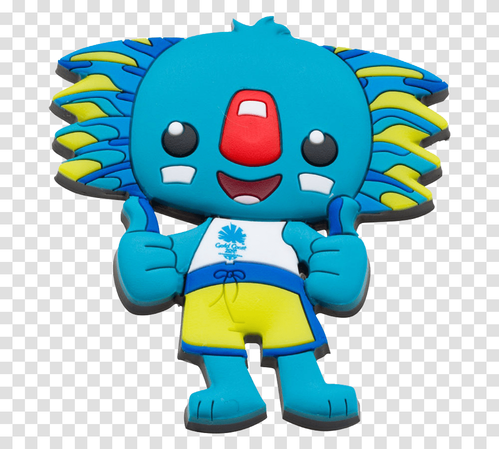 2018 Commonwealth Games Cute Mascot Mascot Of 2018 Commonwealth Games, Toy, Inflatable, Pac Man Transparent Png