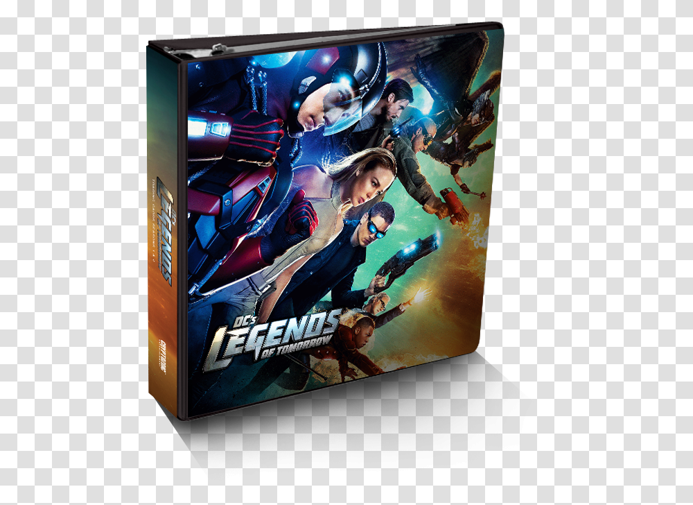 2018 Cryptozoic Dc S Legends Of Tomorrow Season 1 Amp Dc's Legends Of Tomorrow Poster, Person, Human, Advertisement, Monitor Transparent Png