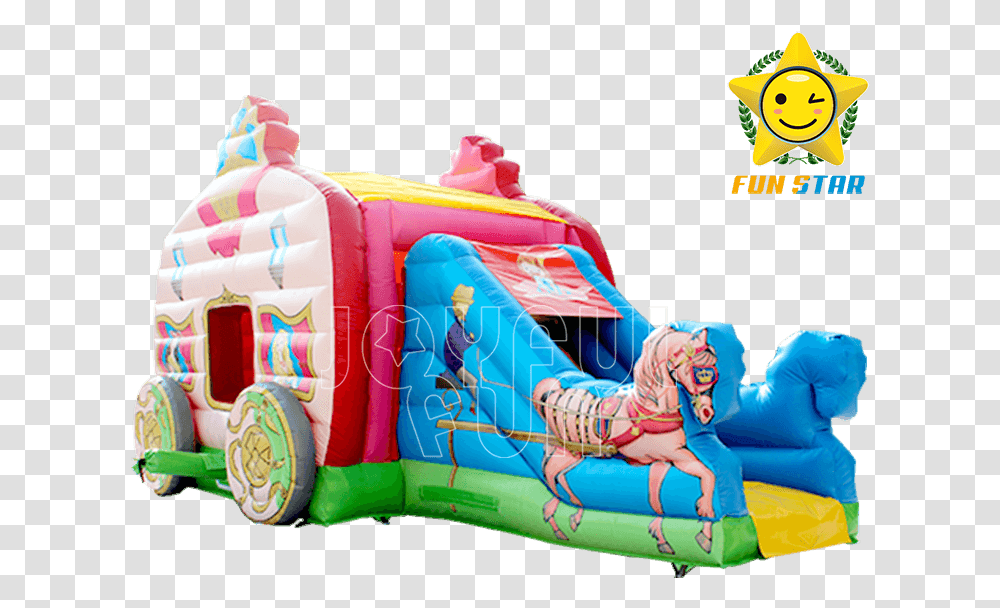 2018 Fantastic Pink Princess Carriage Inflatable Bouncer Inflatable, Toy, Person, Human, Slide Transparent Png