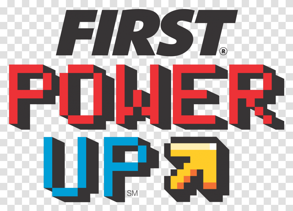 2018 First Power Up Game Logo Frc 2018 Power Up, Text, Word, Alphabet, Label Transparent Png