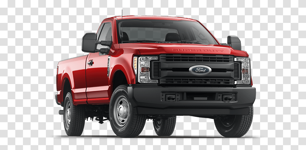 2018 Ford F 250 Hero Image Race Red Ford Truck, Vehicle, Transportation, Pickup Truck, Bumper Transparent Png