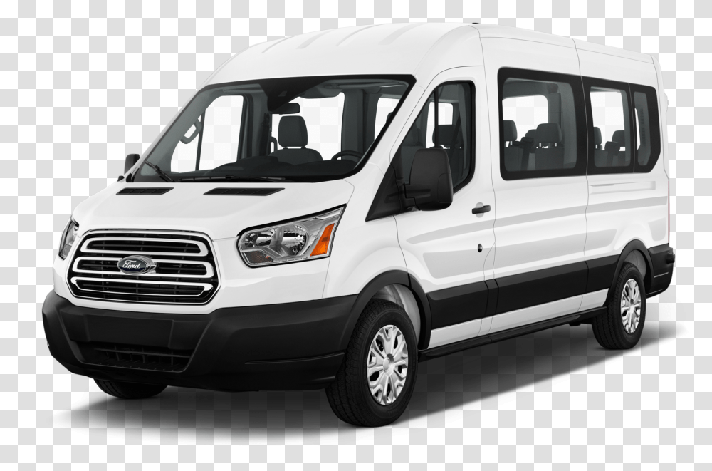 2018 Ford Transit, Minibus, Van, Vehicle, Transportation Transparent Png