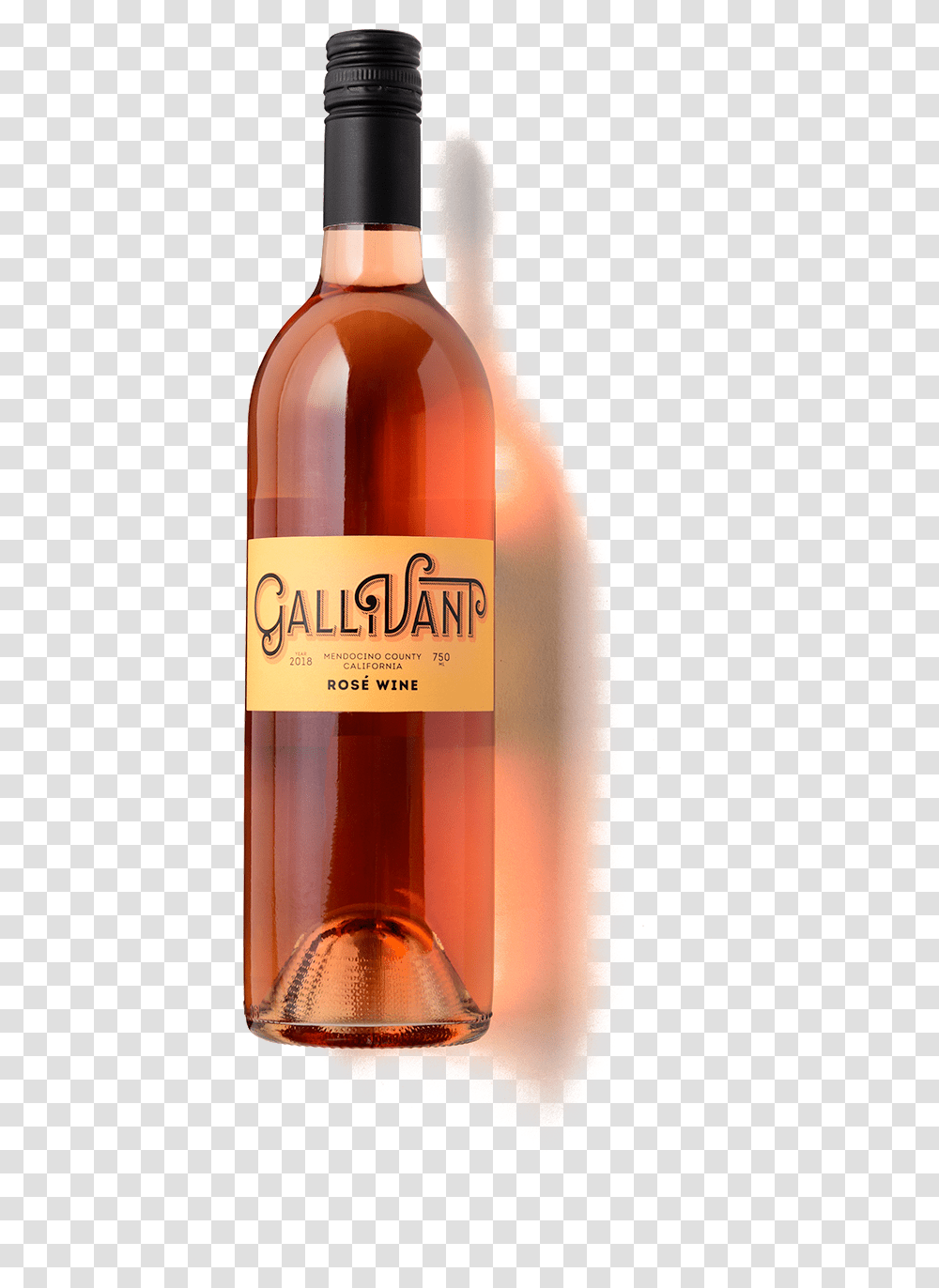 2018 Gallivant Ros Glass Bottle, Alcohol, Beverage, Drink, Wine Transparent Png