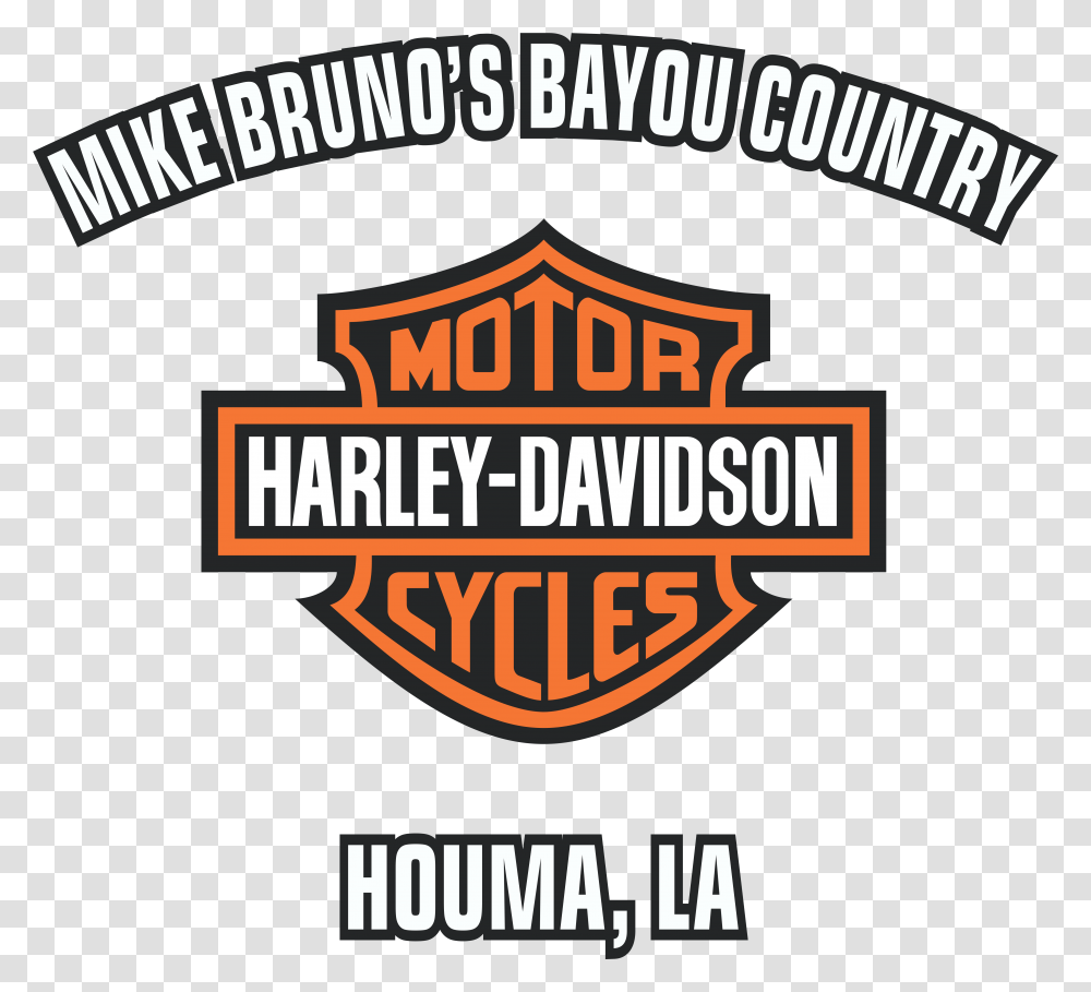 2018 Harley Davidson Softail Deluxe Mike Bruno's Bayou Harley Davidson, Logo, Symbol, Word, Text Transparent Png