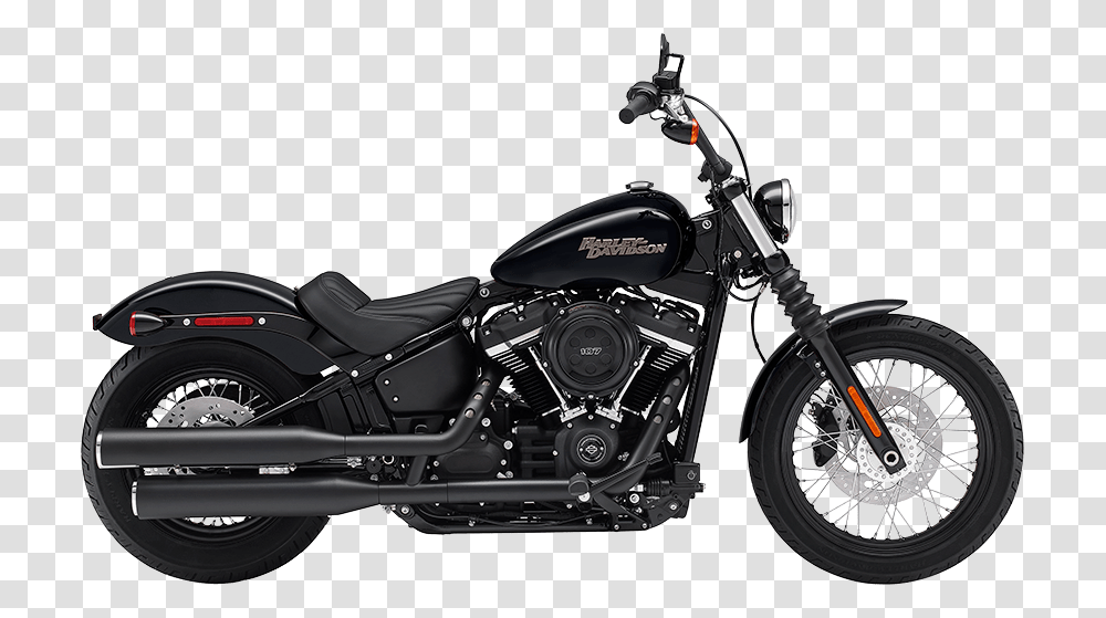 2018 Harley Street Bob, Motorcycle, Vehicle, Transportation, Wheel Transparent Png