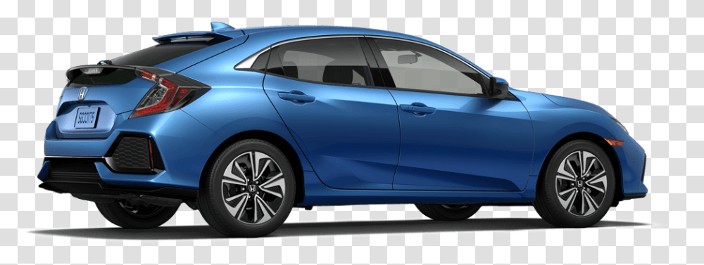 2018 Honda Civic Hatchback Rear Angle Honda Civic 2018 Black, Car, Vehicle, Transportation, Automobile Transparent Png