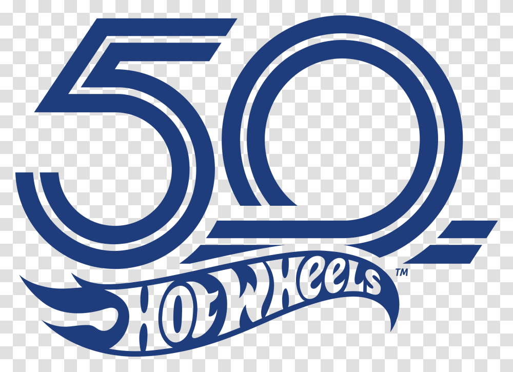 2018 Hot Wheels 50th Logo Hot Wheels 50 Years Logo, Number, Trademark Transparent Png