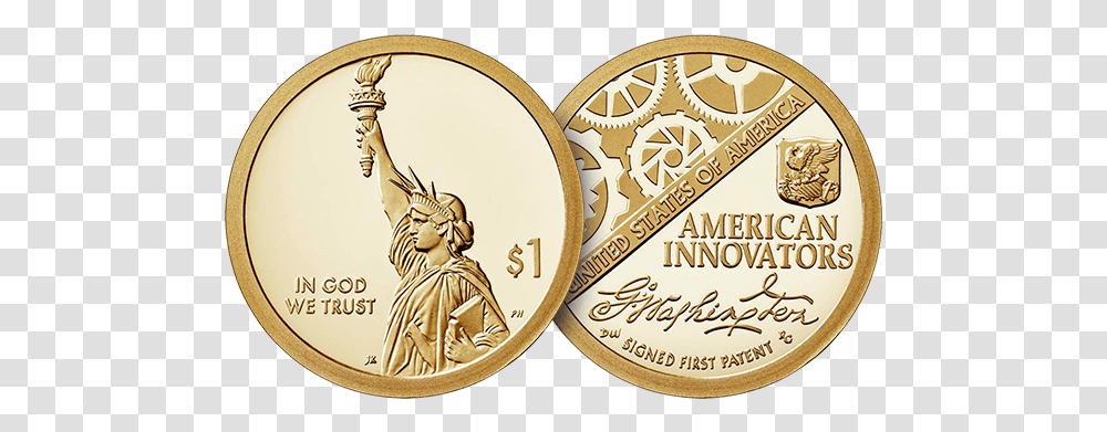 2018 Innovation Reverse Proof, Gold, Coin, Money, Tiger Transparent Png