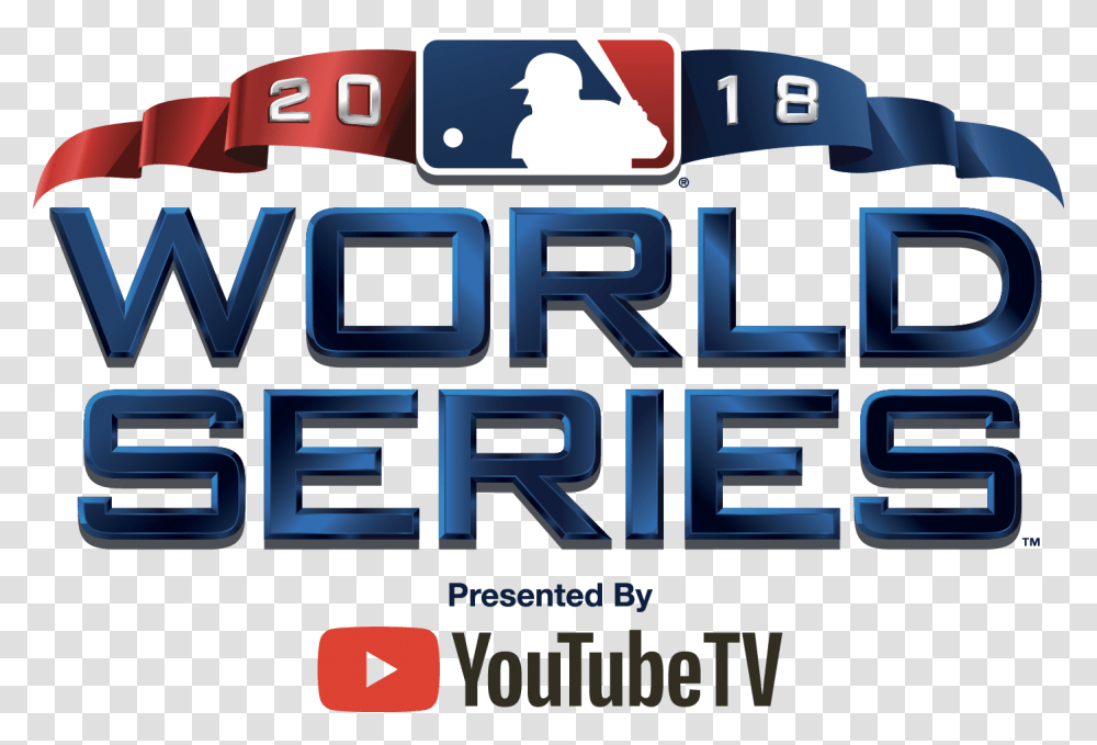 2018 Mlb World Series Logo, Word, Advertisement, Poster Transparent Png