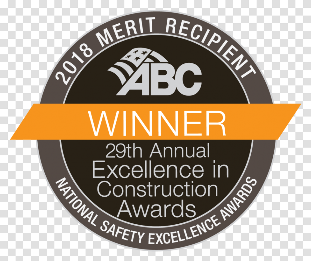 2018 Nsea Merit Excellence In Construction Awards 2019, Label, Word, Logo Transparent Png