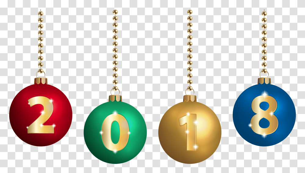 2018 On Christmas Balls Clip Art Gallery Happy New Year 2018 Transparent Png