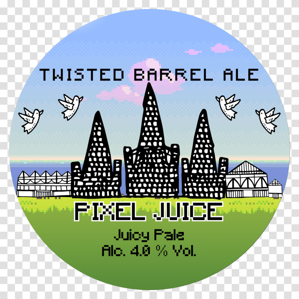 2018 Pixeljuice Keg Twisted Barrel Pixel Juice, Disk, Dvd, Label Transparent Png