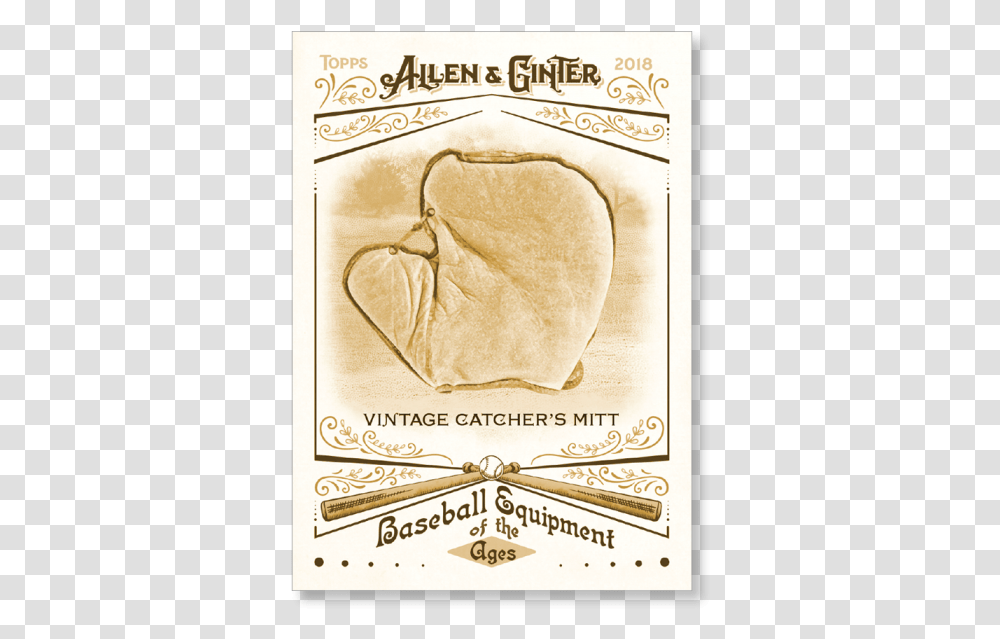 2018 Topps Allen Amp Ginter Vintage Catcher's Mitt Baseball Aadi Lagna Patrika, Label, Poster, Advertisement Transparent Png