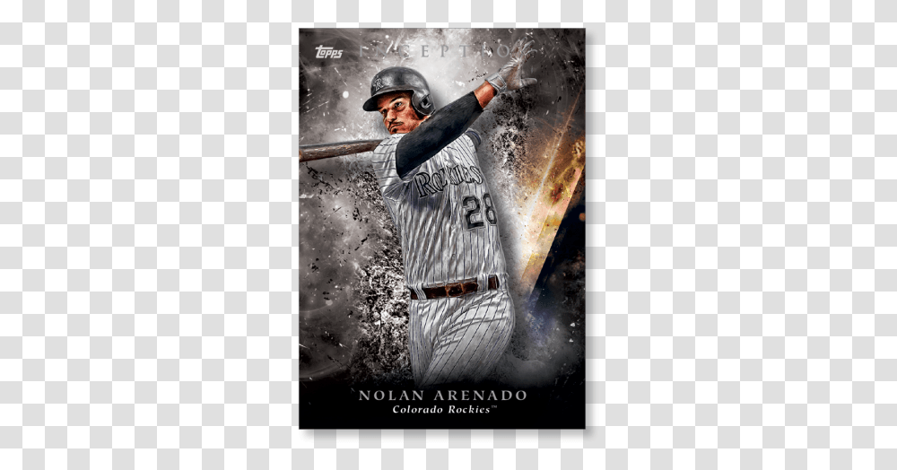 2018 Topps Inception Baseball Nolan Arenado Base Poster Baseball Player, Athlete, Sport, Person, Human Transparent Png