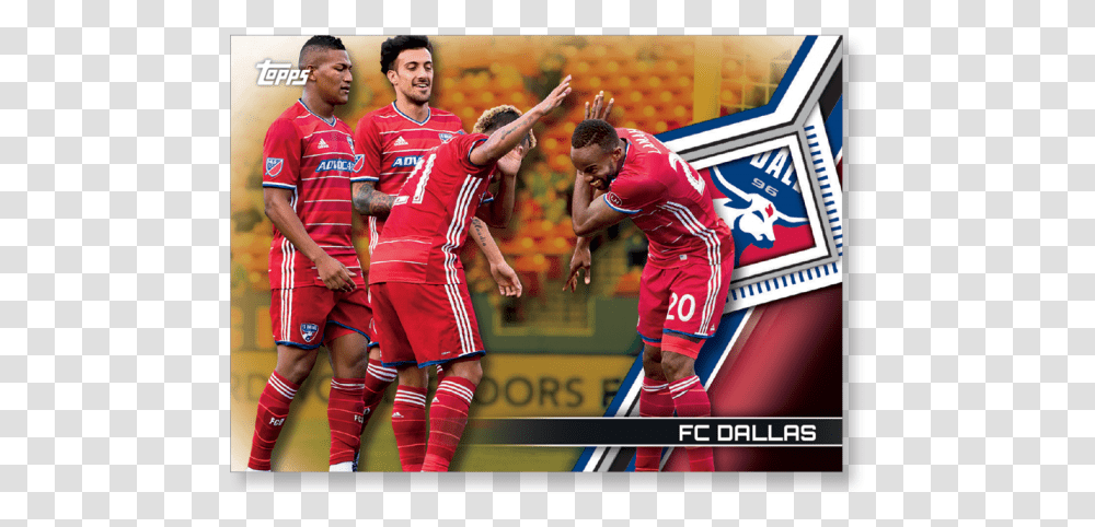 2018 Topps Mls Fc Dallas Gold Ed Fc Dallas, Person, People, Sphere, Team Sport Transparent Png
