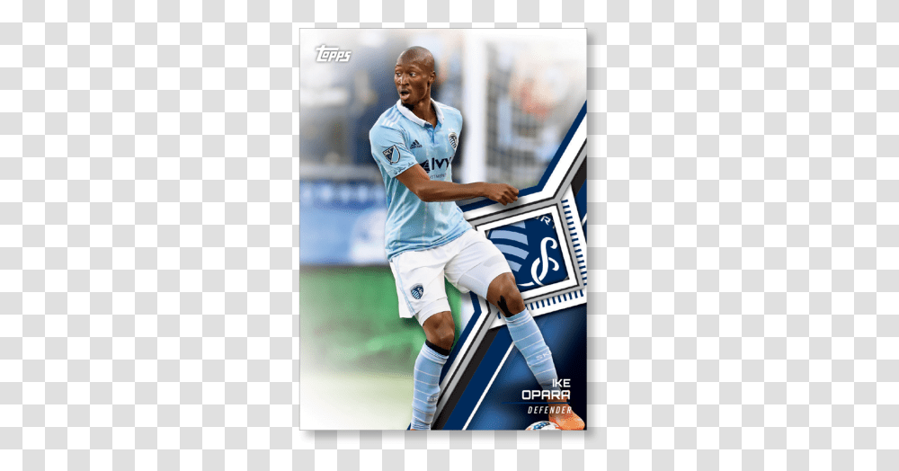2018 Topps Mls Ike Opara Base Poster Player, Person, People, Football, Team Sport Transparent Png