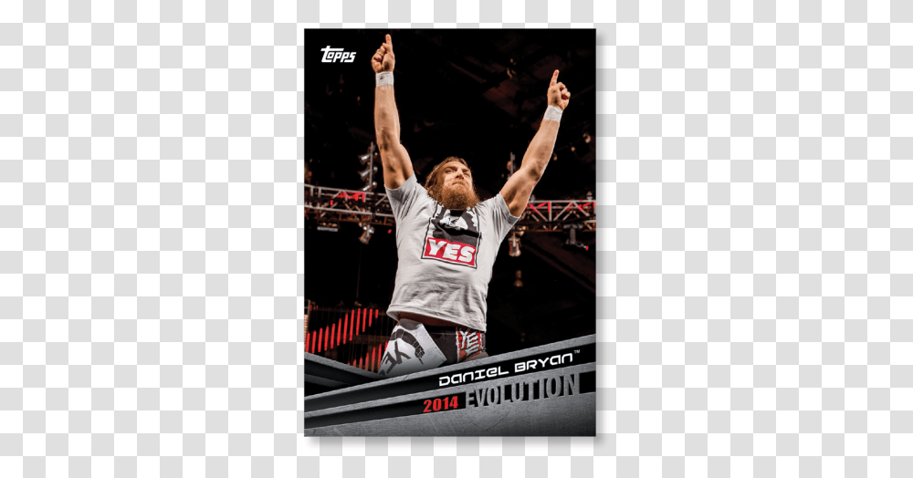 2018 Topps Wwe Daniel Bryan Evolution Poster Poster, Person, People, Advertisement Transparent Png