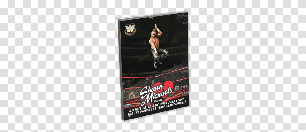 2018 Topps Wwe Heritage Oversized Complete Shawn Michaels Flyer, Person, Poster, Advertisement, Paper Transparent Png