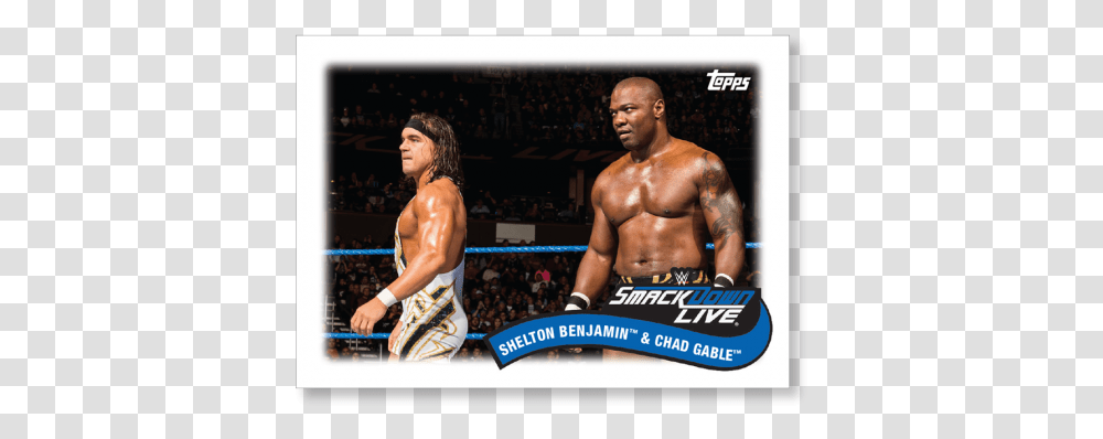2018 Topps Wwe Heritage Shelton Benjamin Amp Chad Gable Tag Team, Person, Human, Sport, Sports Transparent Png