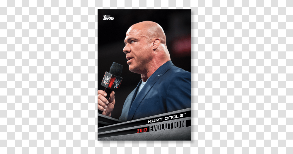 2018 Topps Wwe Kurt Angle Evolution Poster The Undertaker, Person, Crowd, Head, Face Transparent Png