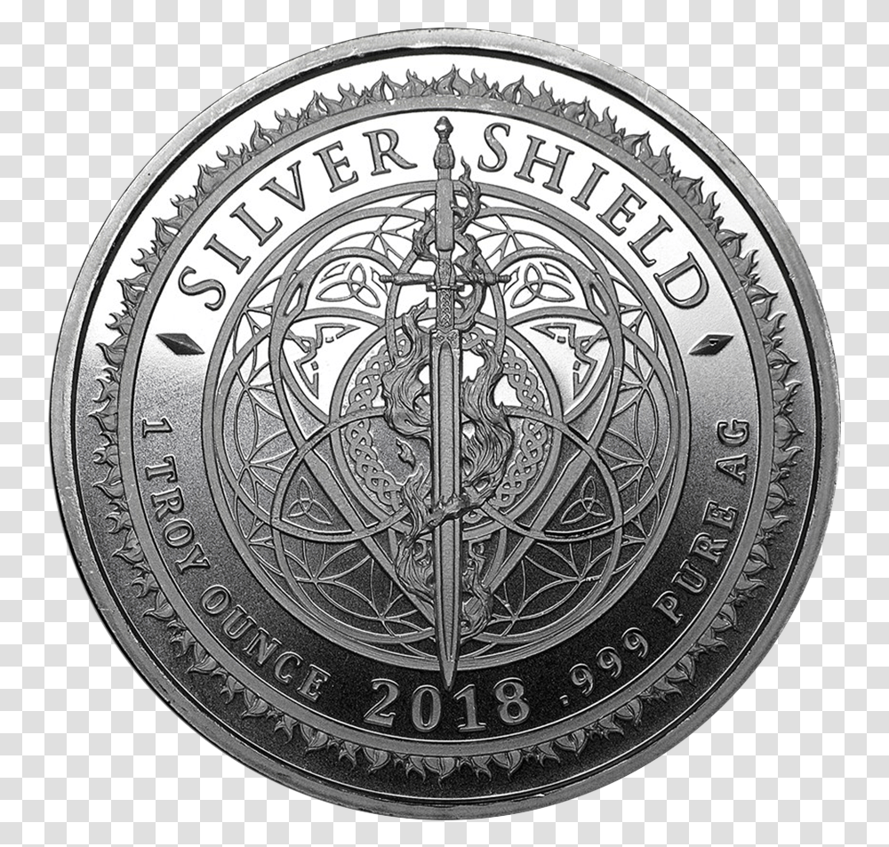 2018 Usa Freedom Girl 1oz Silver Shield Round Circle, Clock Tower, Architecture, Building, Coin Transparent Png