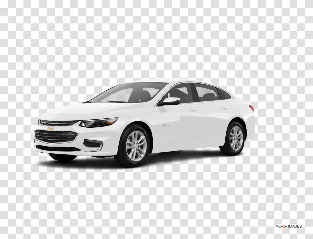2018 White Chevy Malibu, Sedan, Car, Vehicle, Transportation Transparent Png