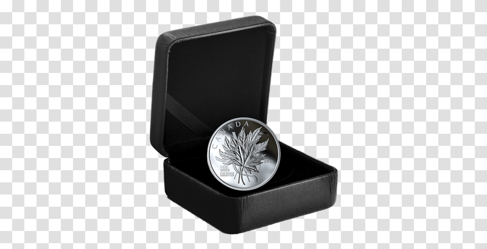 2019 1 Oz Canada The Beloved Maple Leaf 9999 Silver Proof Coin 2020 Canada Gold Coins, Accessories, Accessory, Jewelry Transparent Png
