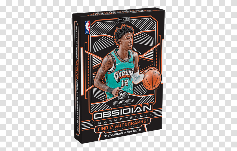 2019 20 Panini Obsidian Basketball Hobby Boxzion Auto Rc 2019 20 Obsidian Basketball Box, Poster, Advertisement, Person, Human Transparent Png