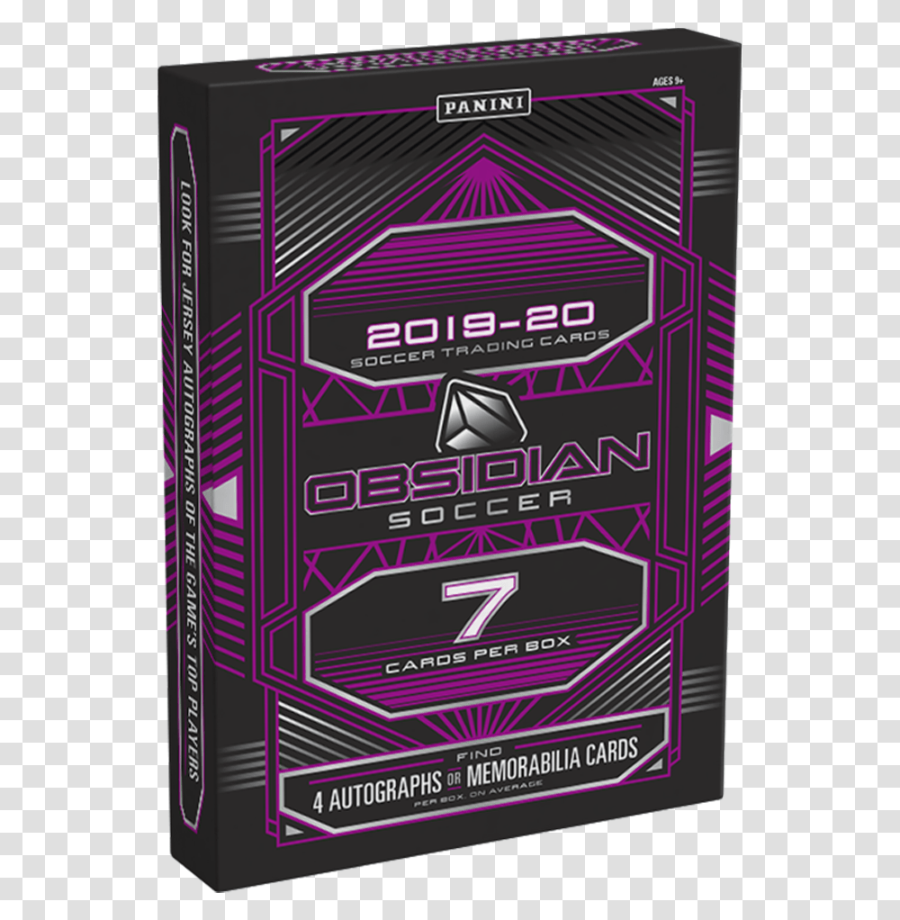 2019 20 Panini Obsidian Soccer Hobby Box, Text, Paper, Advertisement, Poster Transparent Png