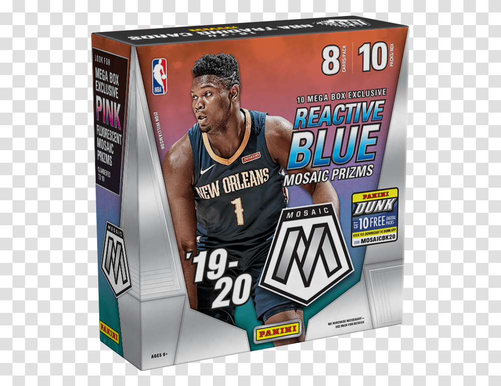 2019 2019 20 Panini Mosaic Basketball Blaster Box, Person, People, Advertisement, Poster Transparent Png