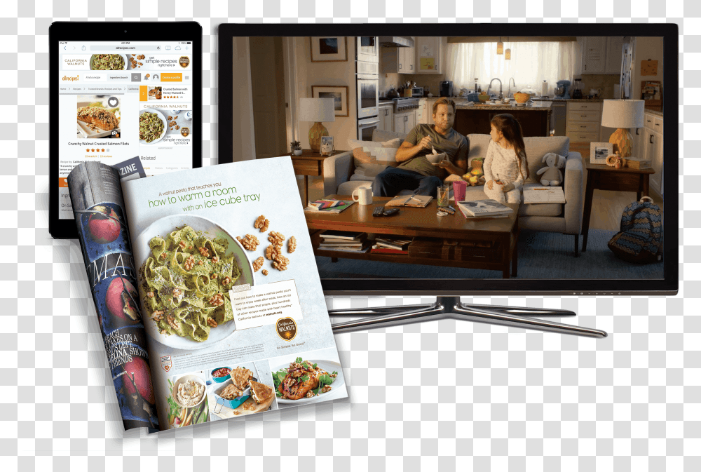 2019 2020 California Walnut Ad Campaign Graphic Interior Design, Person, Poster, Advertisement, Flyer Transparent Png