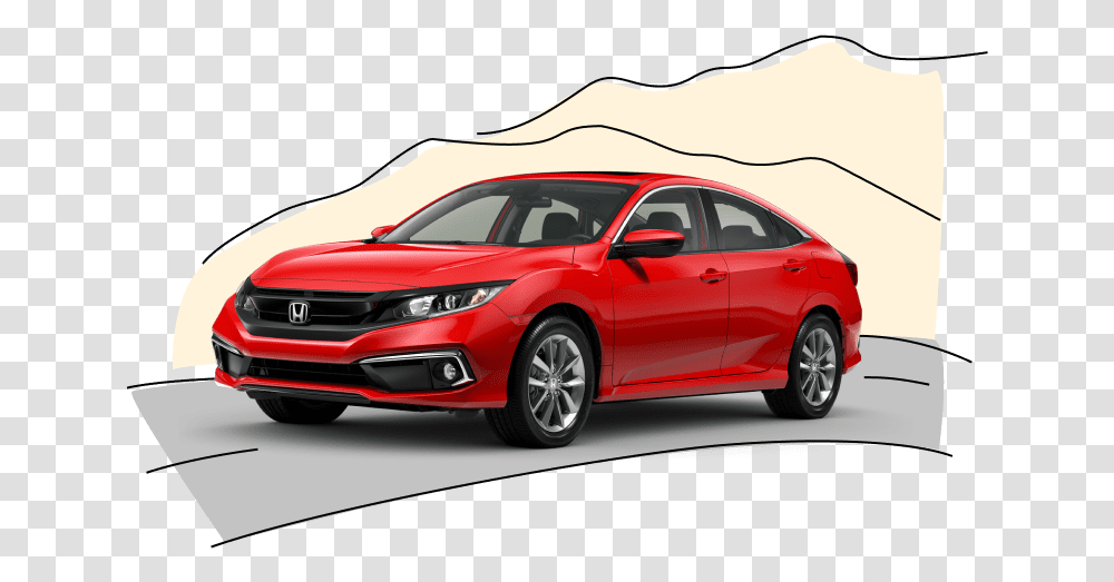 2019 2020 Honda Civic, Sedan, Car, Vehicle, Transportation Transparent Png