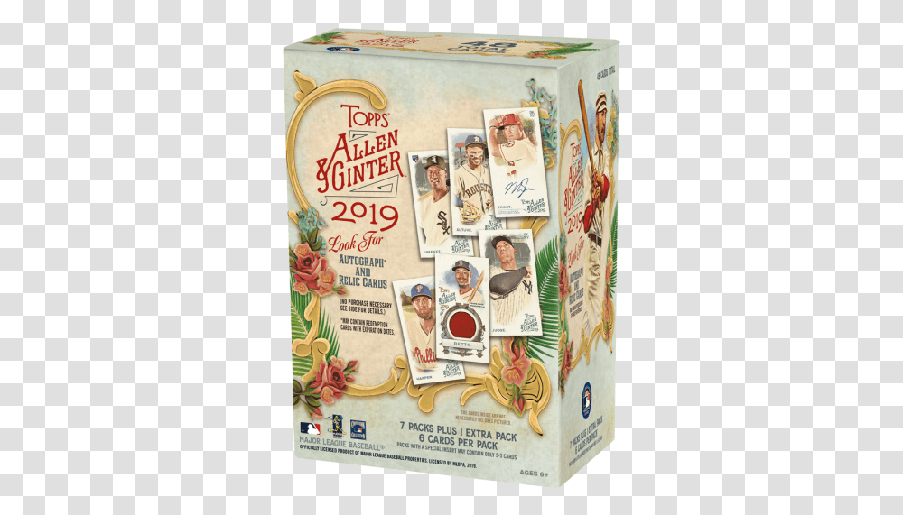 2019 Allen And Ginter Baseball Value BoxSrc Https 2019 Allen Ginter Blaster Box, Person, Advertisement, Poster, Cottage Transparent Png