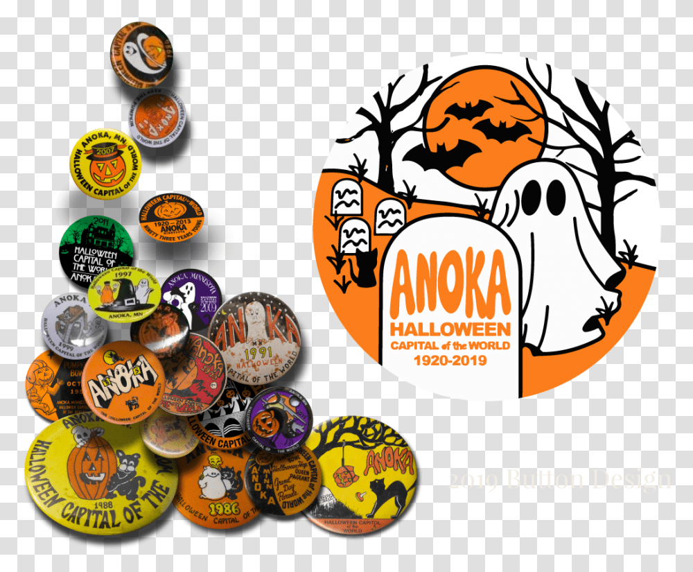 2019 Anoka Mn Halloween Button, Poster, Advertisement, Flyer, Paper Transparent Png