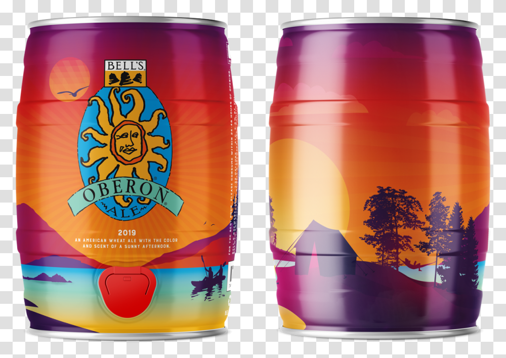 2019 Bell's Oberon Mini Keg Oberon Beer, Barrel, Lager, Alcohol, Beverage Transparent Png