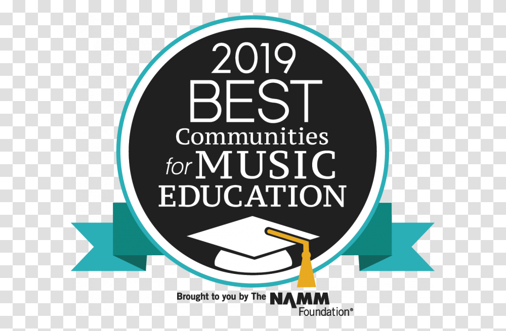 2019 Best Communities For Music Education LogoClass Namm Show, Advertisement, Poster, Flyer Transparent Png