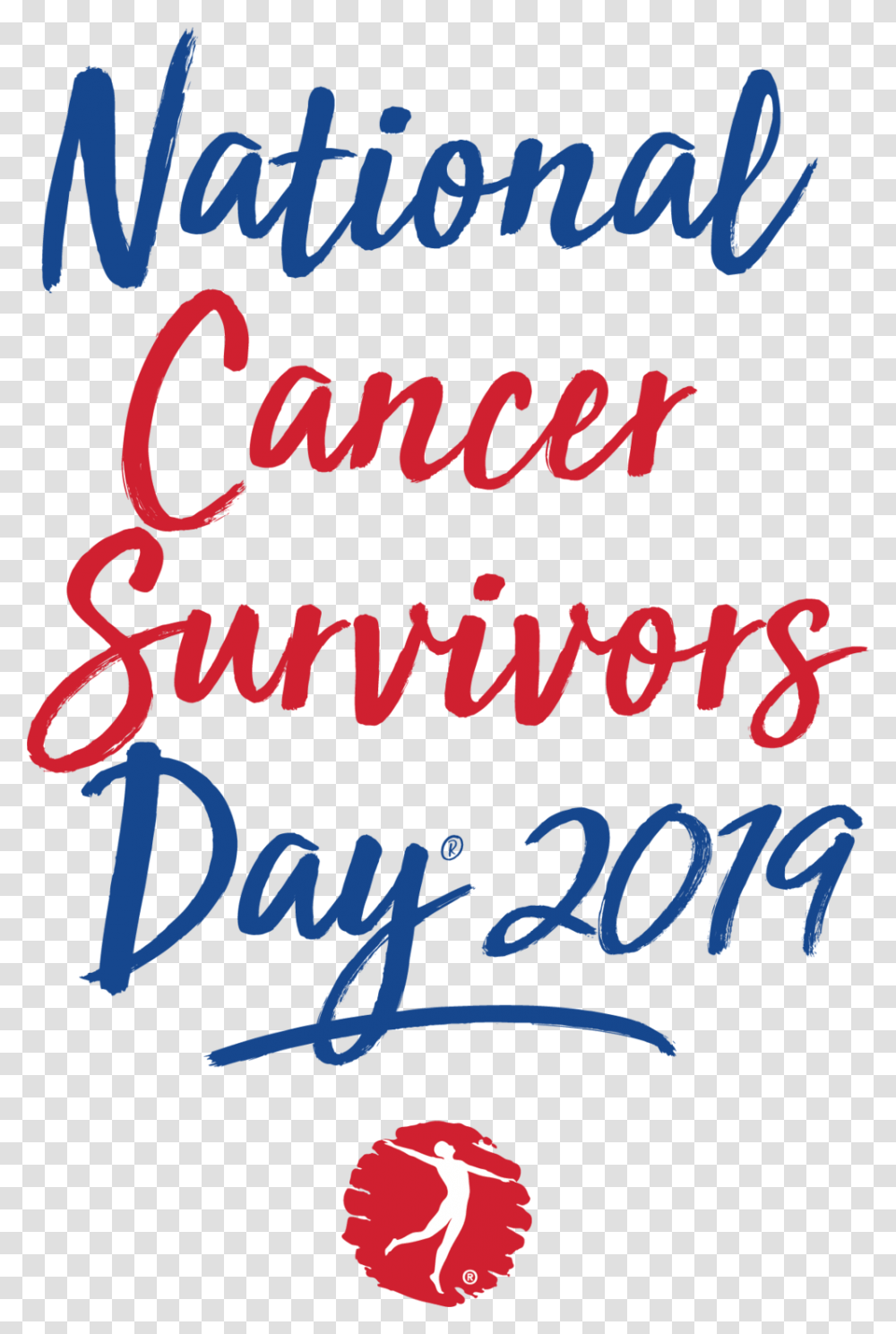 2019 Cancer Day Logo National Cancer Survivors Day, Handwriting, Calligraphy, Poster Transparent Png