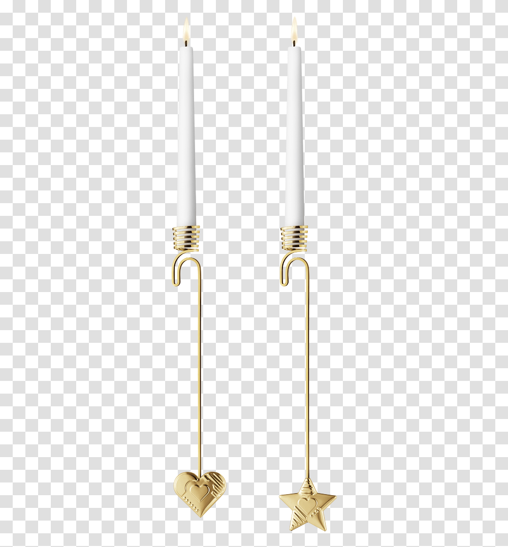 2019 Candleholder Set Heart And Star Georg Jensen Christmas Tree Candle Holders, Light, Fire, Coil, Spiral Transparent Png