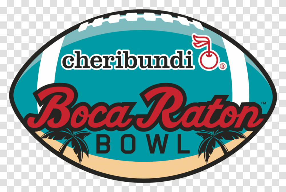 2019 Cheribundi Boca Raton Bowl Community Pre Party Boca's Boca Raton Bowl, Label, Text, Sticker, Logo Transparent Png