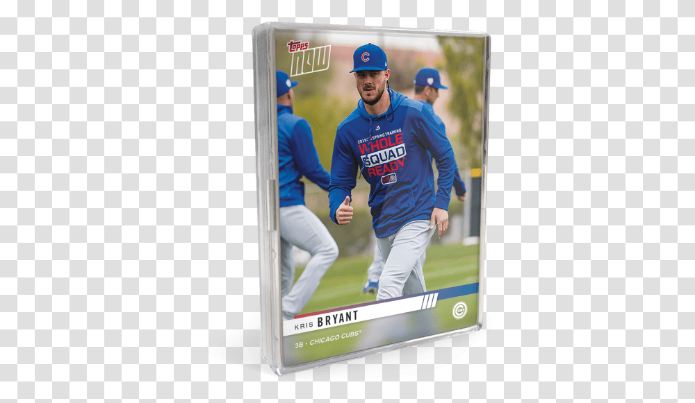 2019 Chicago Cubs Topps Now Road To Opening Day 16 Card College Baseball, Person, People, Athlete Transparent Png