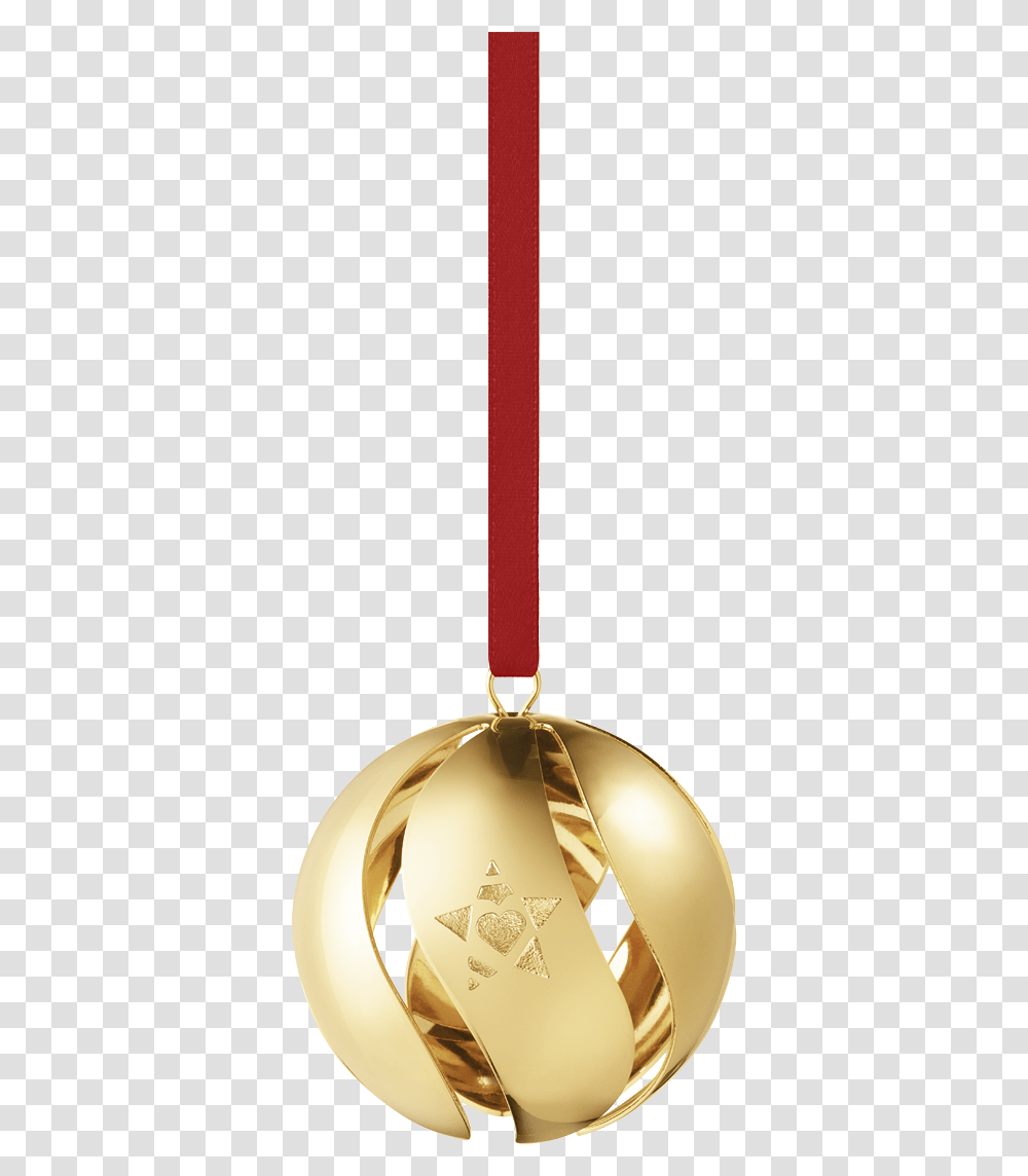 2019 Christmas Ball Decoration Georg Jensen Christmas Collectibles 2017, Gold, Trophy, Gold Medal, Locket Transparent Png