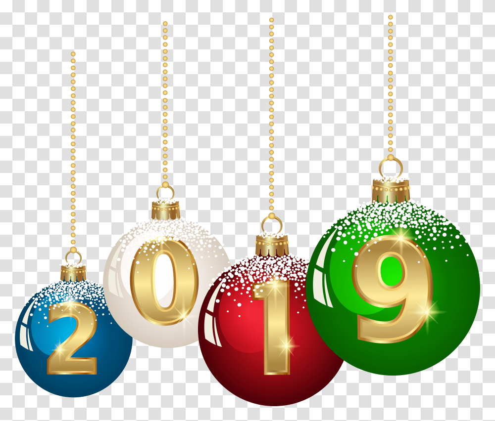 2019 Christmas Balls Clip Art Image Transparent Png