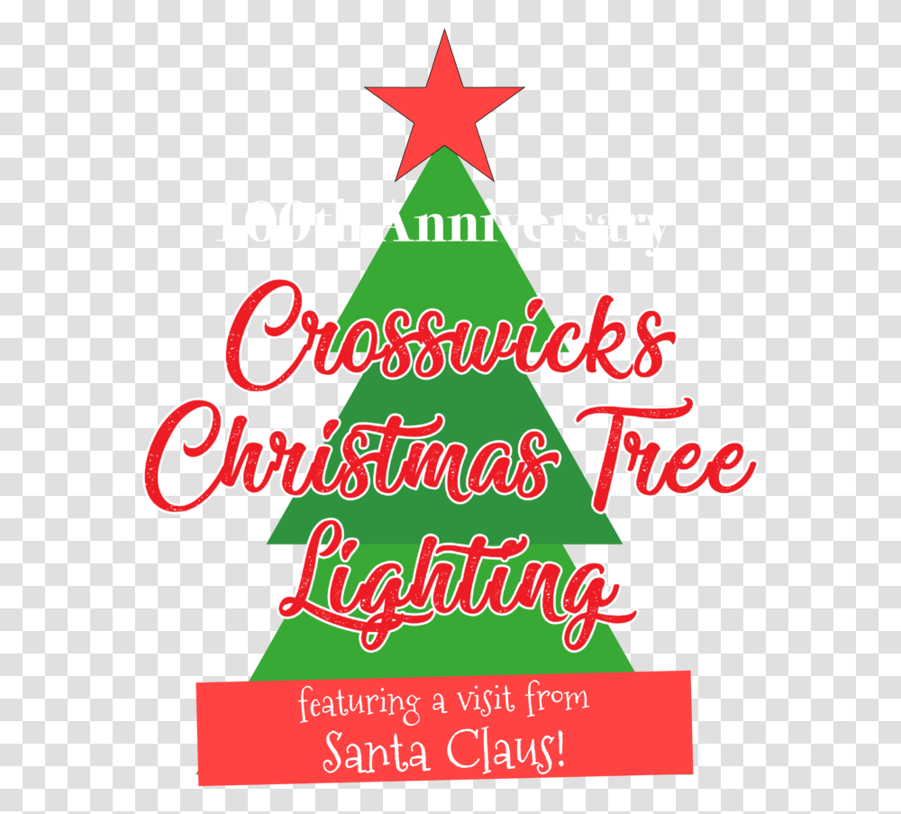2019 Crosswicks Christmas Tree Lighting Logo Christmas Tree, Advertisement, Poster, Flyer, Paper Transparent Png