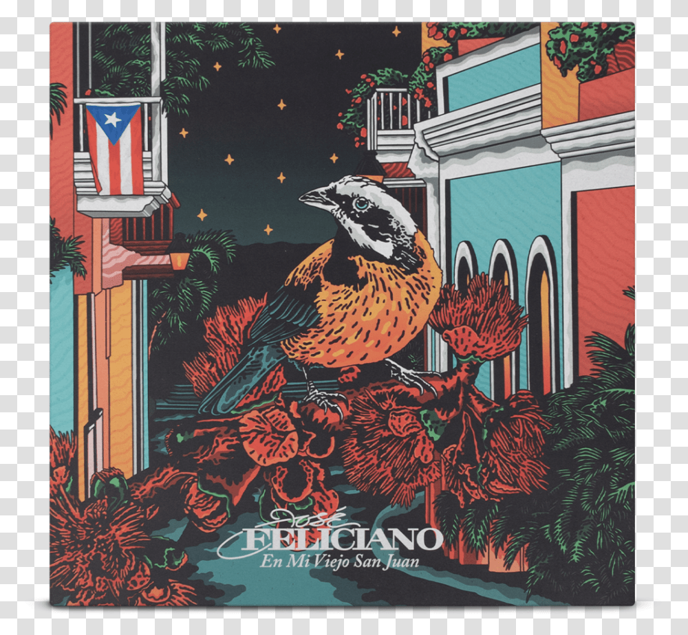 2019 En Mi Viejo Sam Juan Album Cover Jos Feliciano, Bird, Modern Art Transparent Png