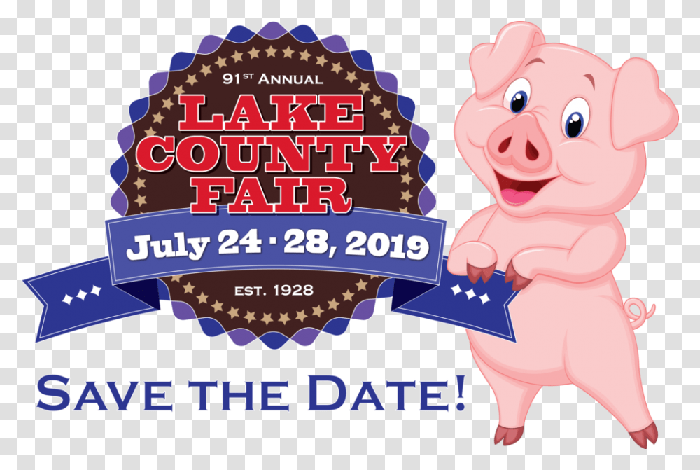 2019 Fair Logo Savethedate Web Lake County Fair 2019, Poster, Advertisement, Flyer, Paper Transparent Png