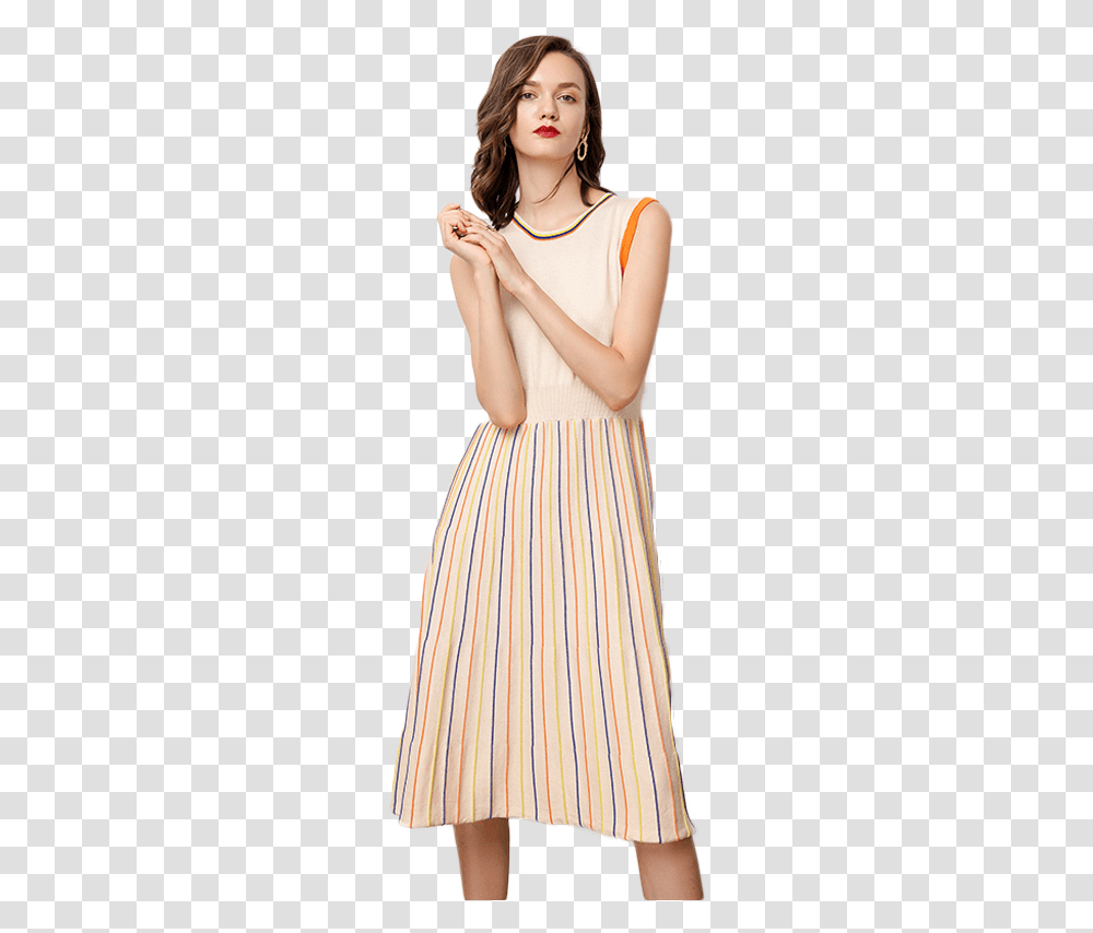 2019 Fashion Women Dress O Neck Cashmere Casual Sweater Photo Shoot, Apparel, Skirt, Female Transparent Png